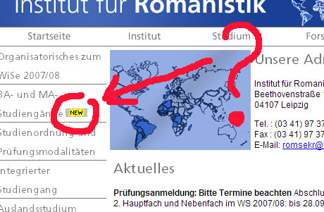 Layout-Sünde