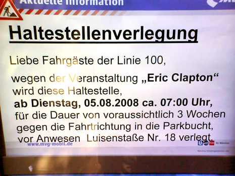 Drei Wochen Clapton