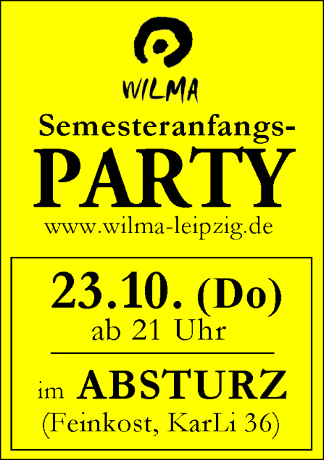 WILMA-Party am 23.10.2008 in der Feinkost
