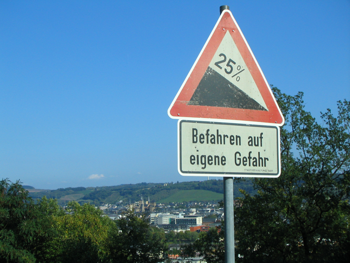 25-Prozent-Steigung
